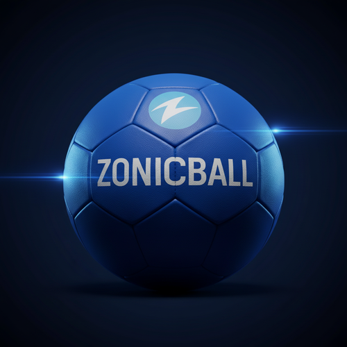 ZonicBall soccer ball dramatic hero shot