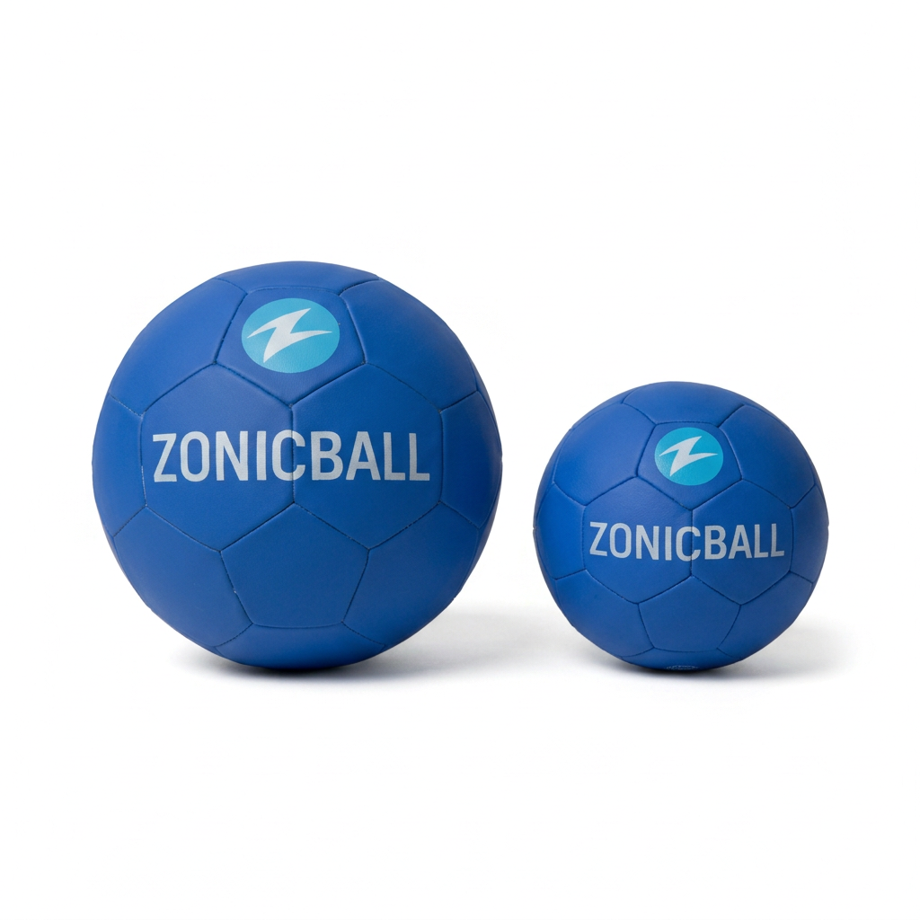 ZonicBall™ Mini — Play Anywhere Soccer Ball with Travel Pump